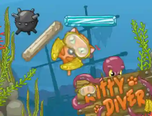 Kitty Diver — free online game