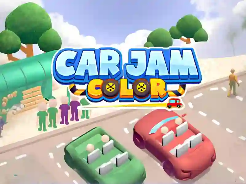 Гульня Car Jam Color онлайн