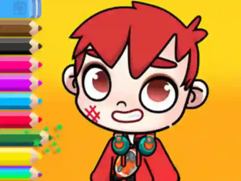 Coloring Book: Avatar World Schoolboy — free online game