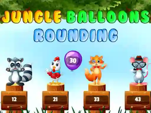 Jungle balloons rounding — free online game