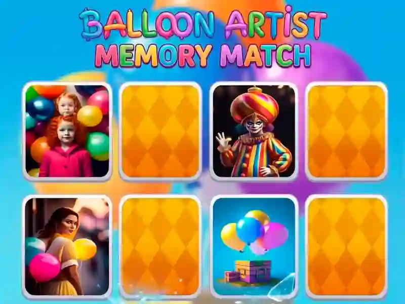 Gioco Balloon Artist Memory Match in linea