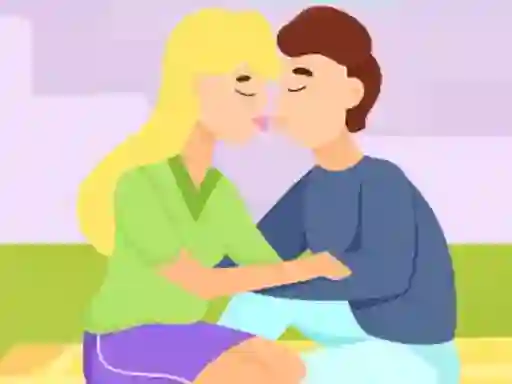 Spel Romantic Secret Kiss aanlyn