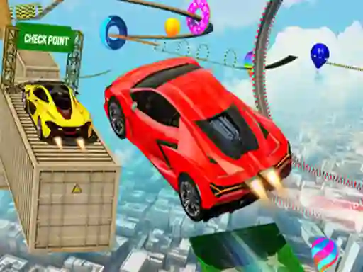 Crazy Car Stunt Descent GT — free online game