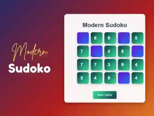 Modern Sudoku — free online game