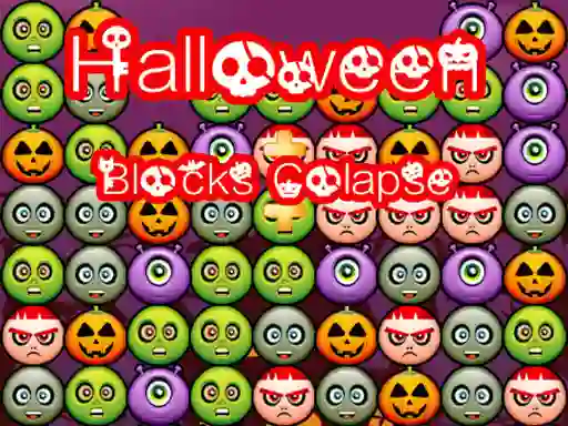 Halloween Block Collapse — free online game