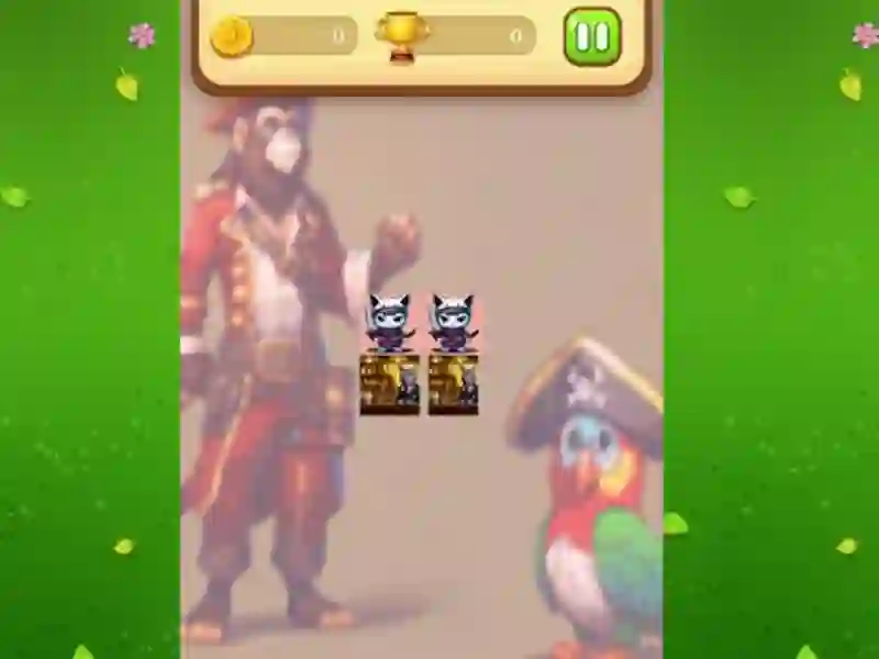 Pirate Cat Memory Match — jogo online grátis
