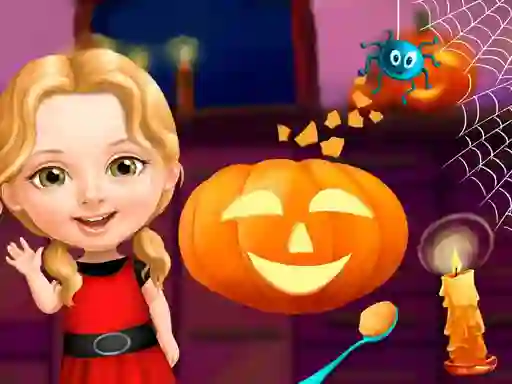 Sweet Baby Girl Halloween Fun — free online game