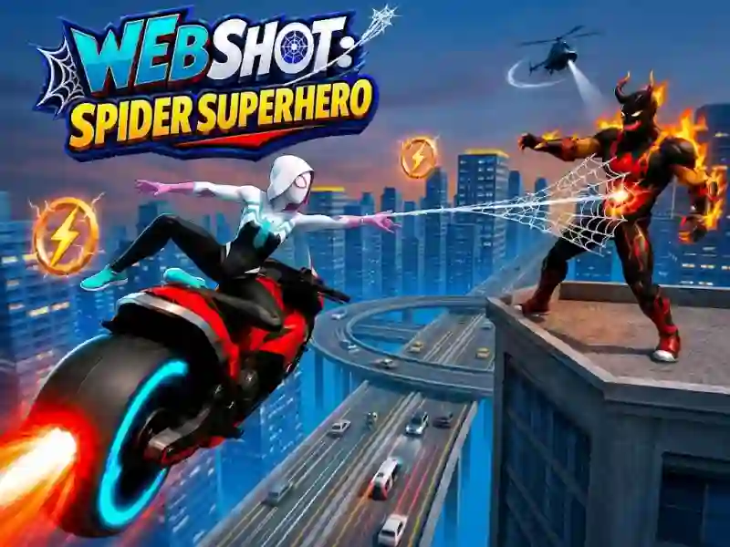 Spel Web Shot: Spider Superhero aanlyn
