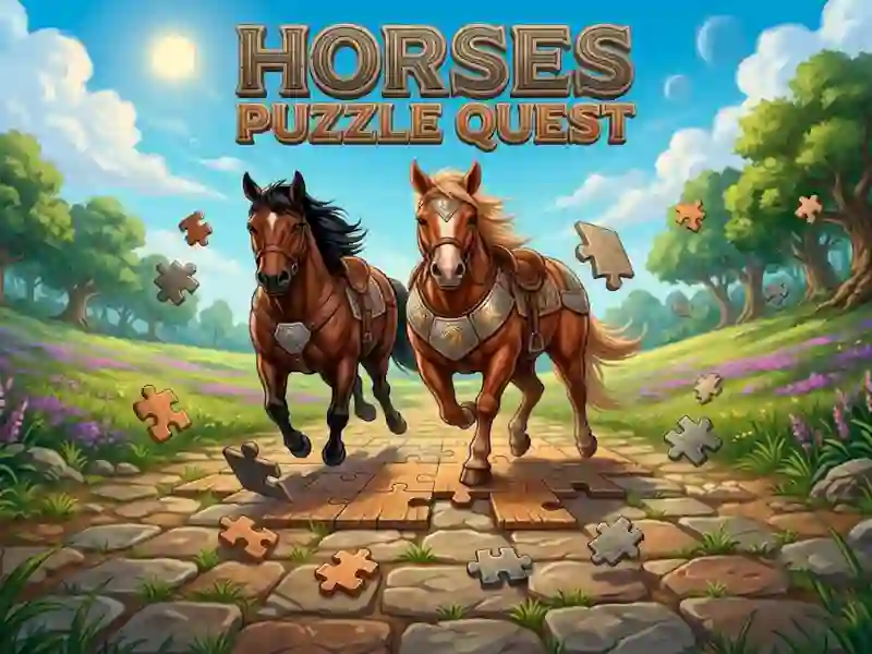 بازی Horses Puzzle Quest آنلاین