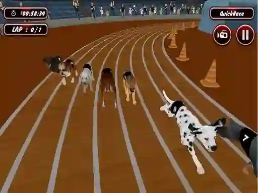 Crazyl Dog Racing Fever — free online game