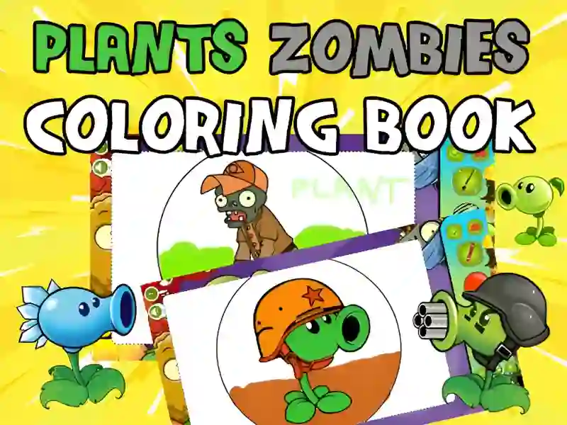 Hra Plants vs Zombies Coloring online