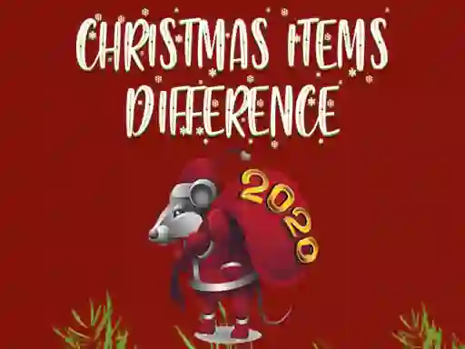 Christmas Items Differences — безплатна онлайн игра