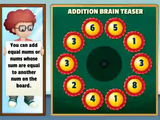 Addition brain teaser — free online game