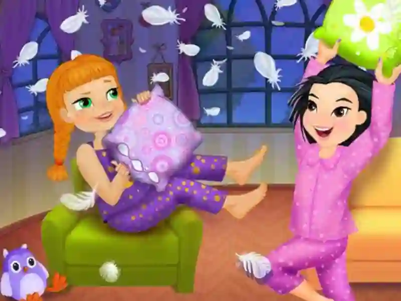 Crazy Pillow Fight Party — free online game