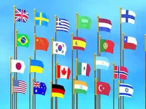 Játék Flag Puzzle Jam: Collect Flags online