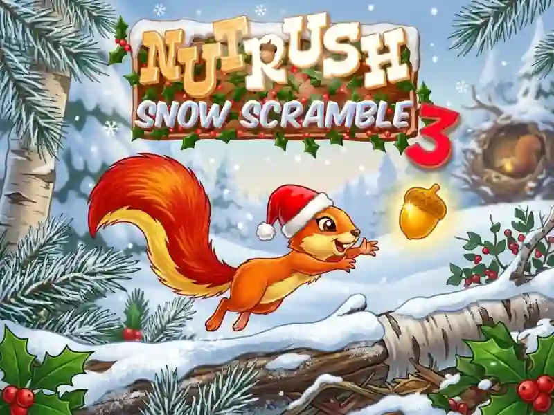 Trò chơi Nut Rush 3 Snow Scramble trực tuyến