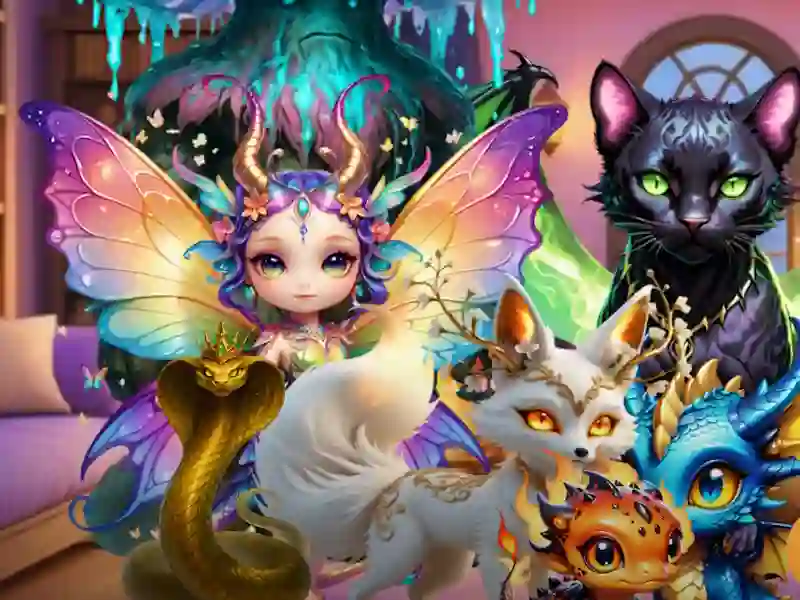 Mysterious Familiars Enchanted Bestiary – tasuta veebimäng