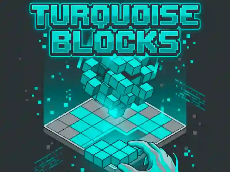 Turquoise Blocks — free online game