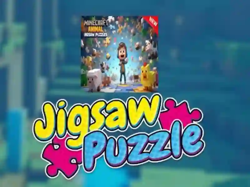 Jwèt Minecraft Animal Jigsaw Puzzles sou entènèt