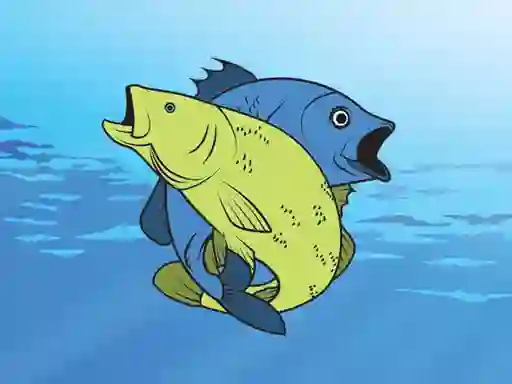 Trò chơi Friendly Fish Coloring trực tuyến