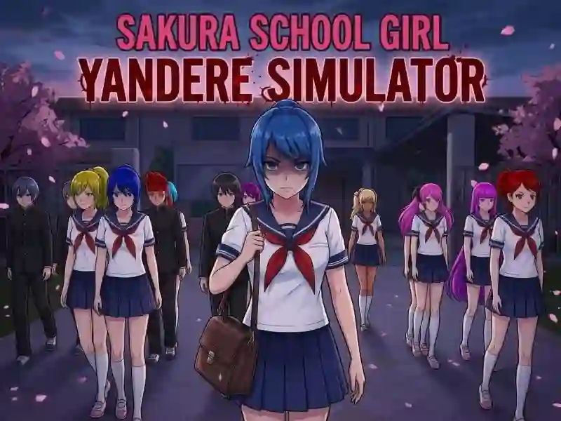 Leikur Sakura School Girl Yandere Simulator á netinu