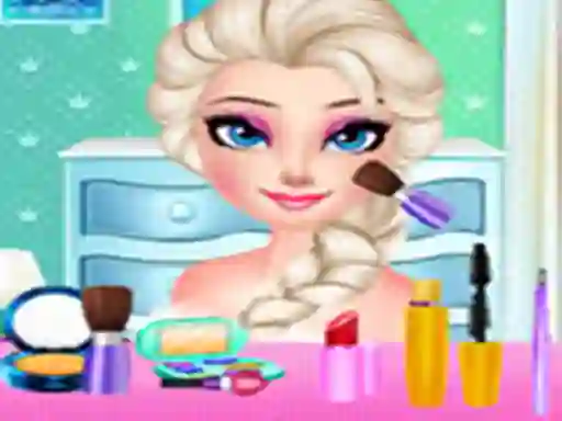 Elsa Dresser Decorate And Makeup — free online game