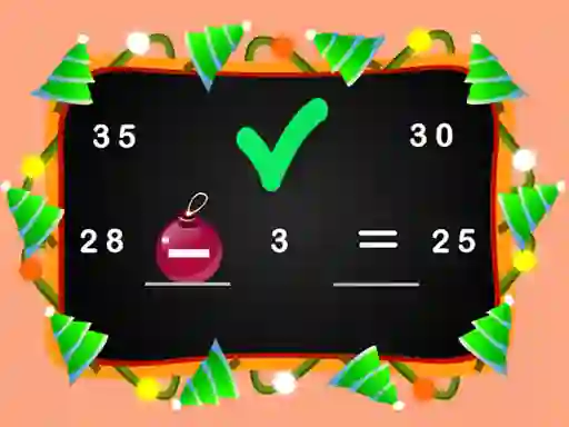 Xmas Math — free online game