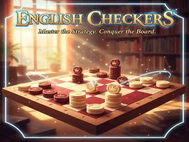 English Checkers — free online game