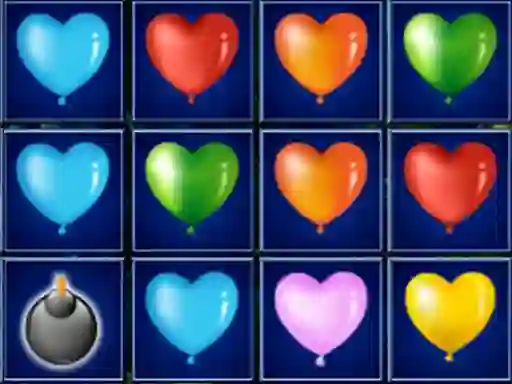 Heart Balloons Block Collapse — free online game