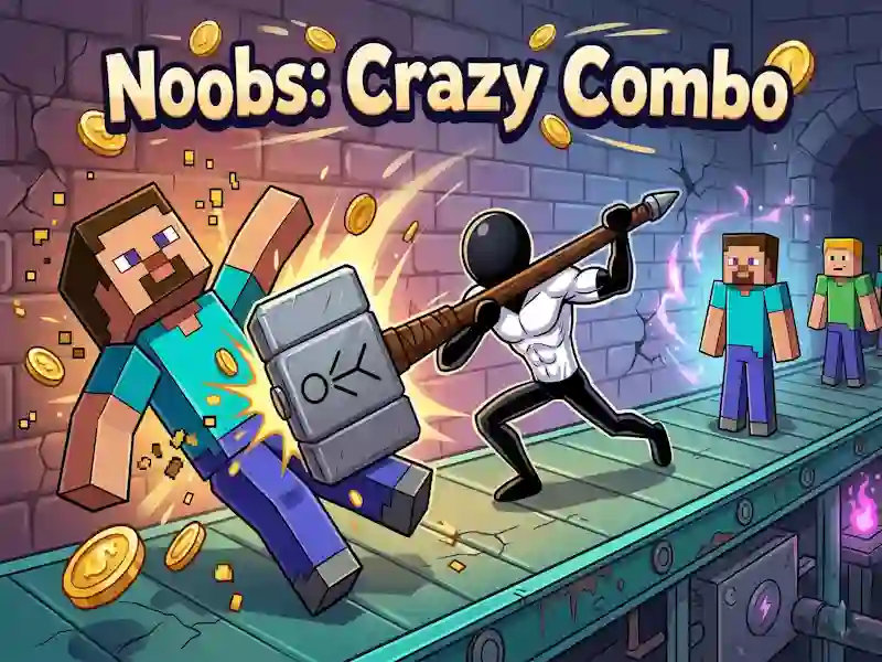 لعبة Noobs: Crazy Combo على الانترنت