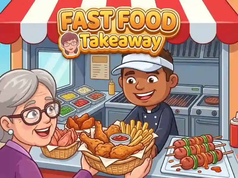 Jwèt Fast Food Takeaway sou entènèt