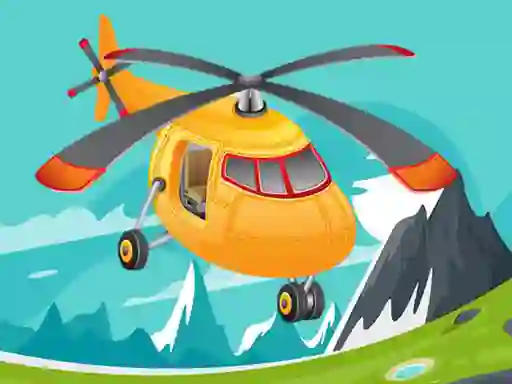 Helicopter Jigsaw — free online game