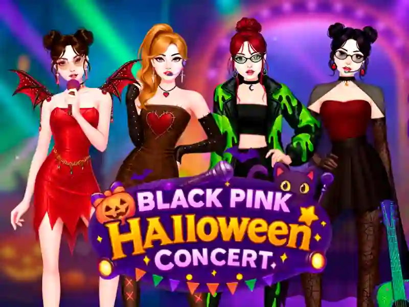 Black Pink Halloween Concert — gratis online spil
