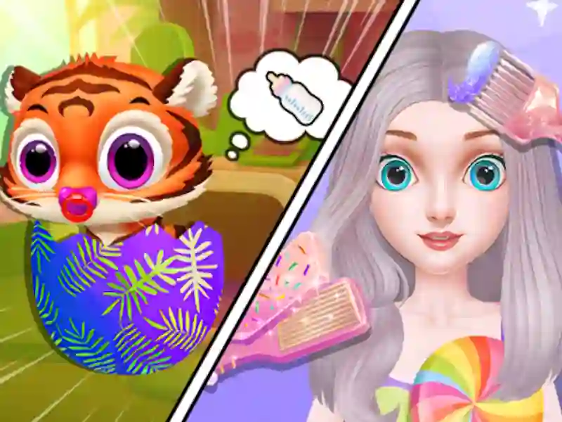 Logħba Fun Mini Games For Princess onlajn