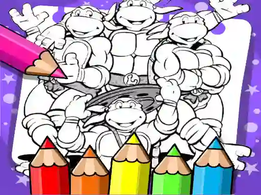 Ninja Turtle Coloring Book — free online game