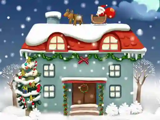Christmas Rooms Differences — free online game