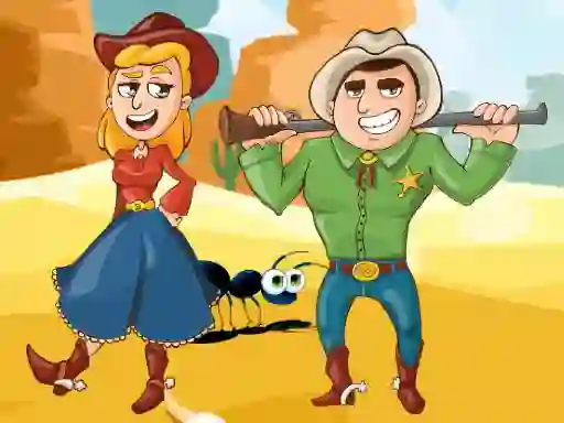 Wild West Cowboys Jigsaw — free online game