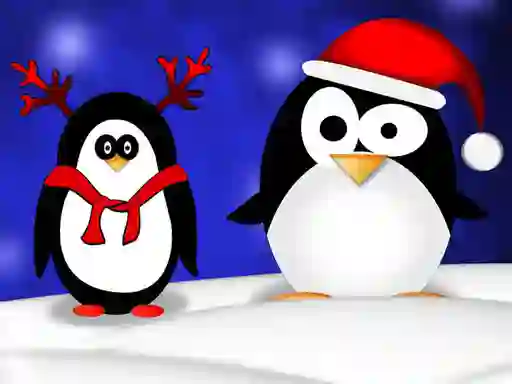Christmas Penguin Puzzle — free online game