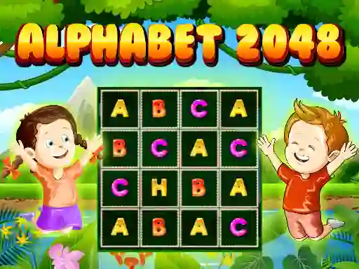 Spil Alphabet 2048 online