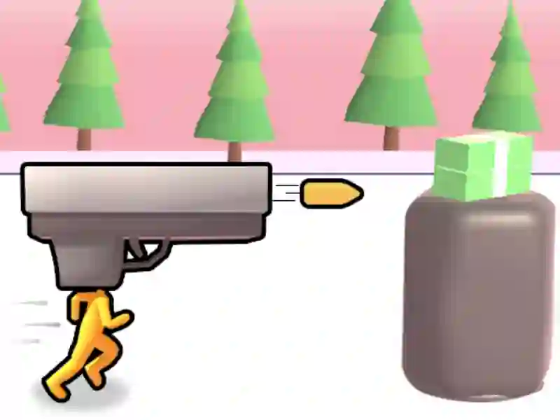 Gun Head Run — free online game