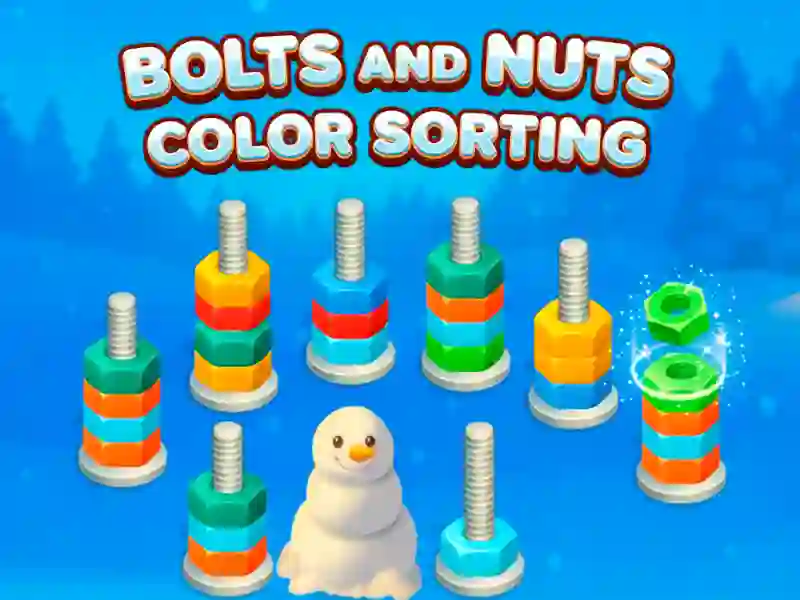 Bolts and Nuts Color Sorting — darmowa gra online