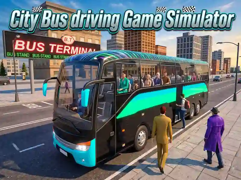 City Bus driving Game Simulator — free online game