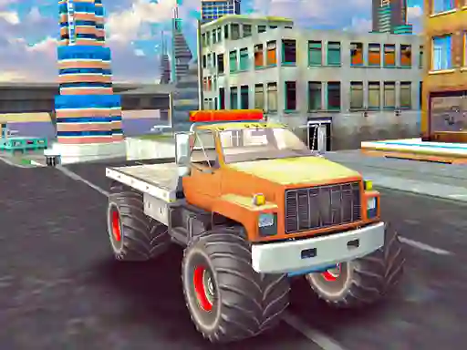 Monster Truck Stunts Free Jeep Racing — free online game