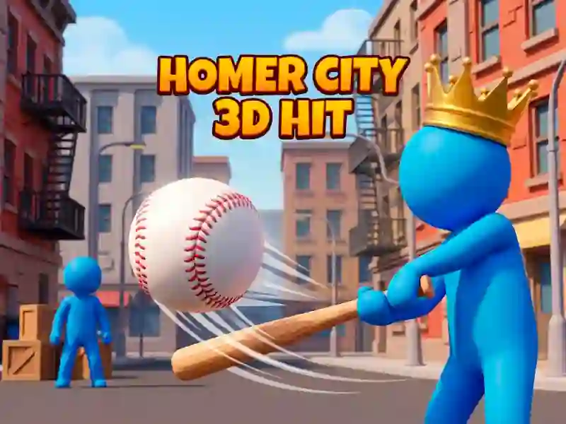 Homer City 3D Hit — jogo online grátis