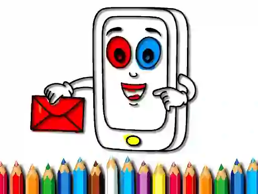 Mobile Phone Coloring Book — free online game