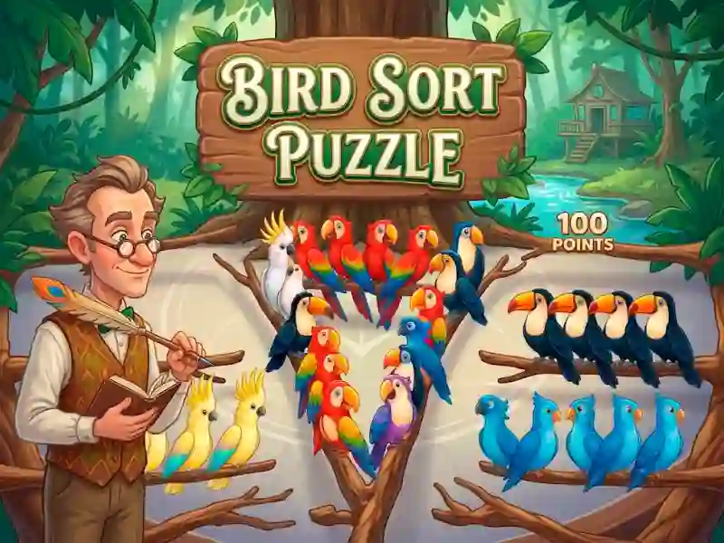 Bird Sort Puzzle — online hra zdarma