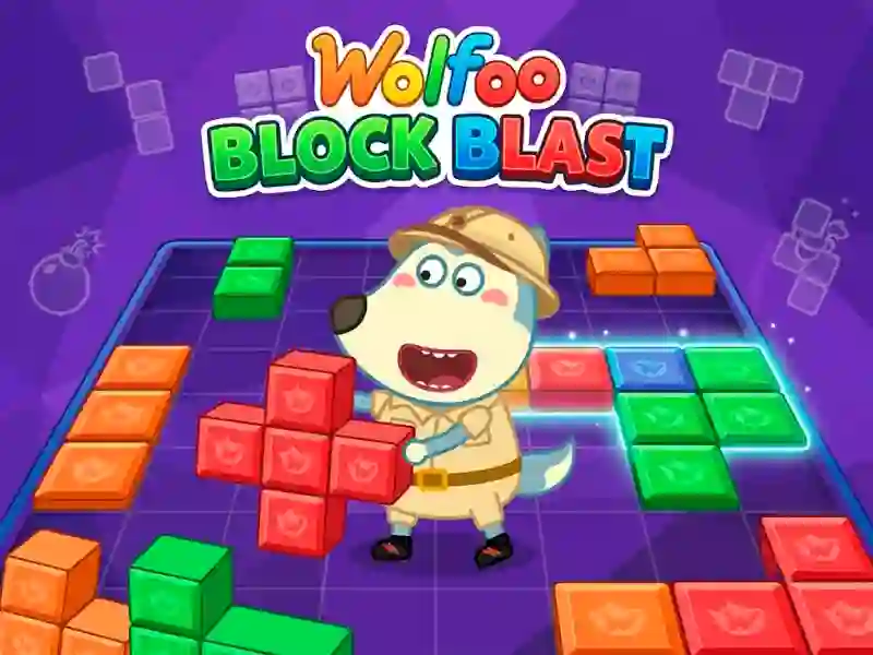 Wolfoo Block Blast — bezplatná online hra