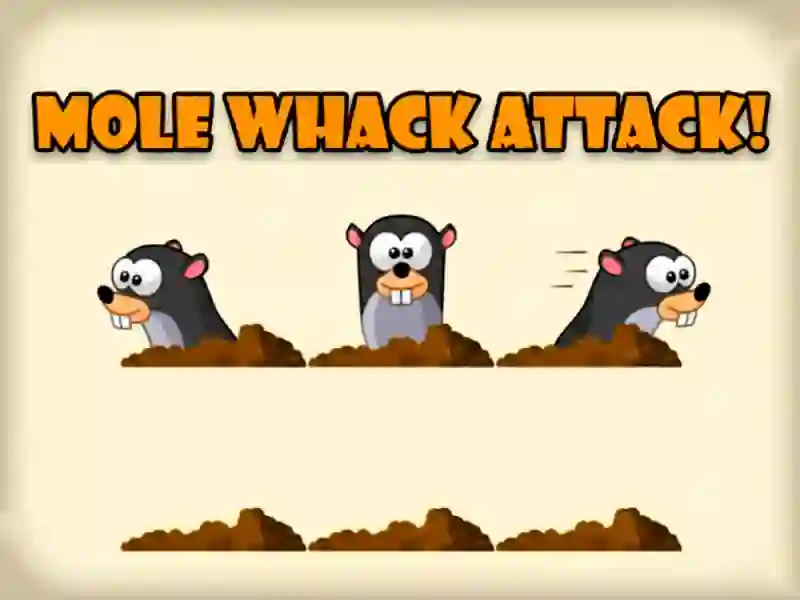 Гаме Mole Whack Attack онлајн