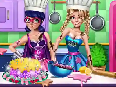 Trò chơi SuperHero Cooking Contest trực tuyến