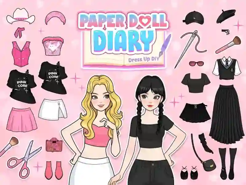 Paper Doll Diary: Dress Up DIY – tasuta veebimäng